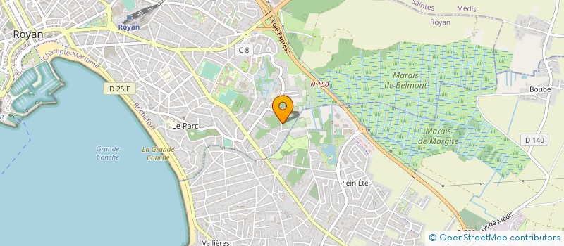 localisation de l'entreprise GAP'OCEAN  ROYAN