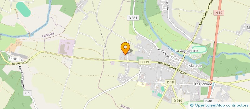 localisation de l'entreprise GAP PARTICIPATION à MANSLE-LES-FONTAINES