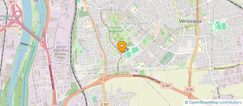 localisation de l'entreprise GAP SARL  VENISSIEUX