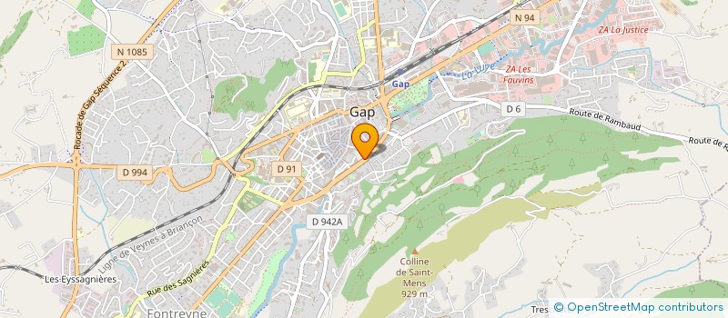 localisation de l'entreprise GAP SQUASH à GAP