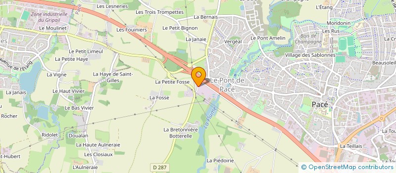 localisation de l'entreprise GAPA à PACE