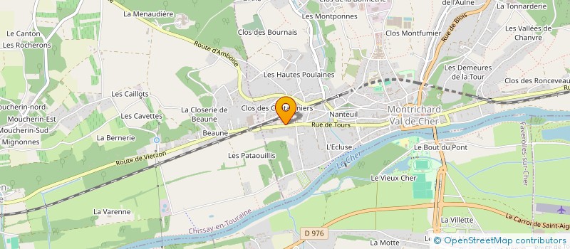 localisation de l'entreprise GAPA à MONTRICHARD-VAL-DE-CHER