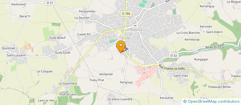 localisation de l'entreprise GAPA  PLOUHA