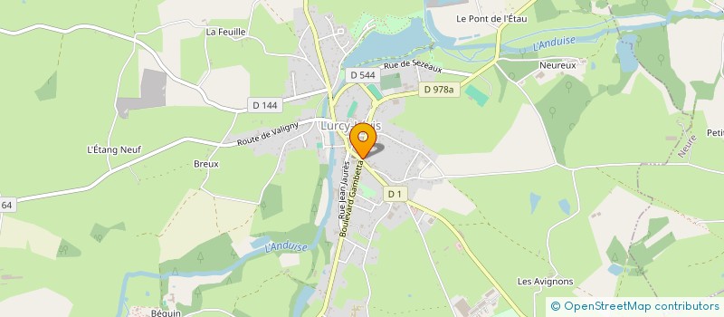 localisation de l'entreprise GAPAM à LURCY-LEVIS