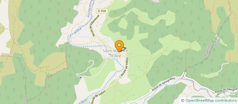 localisation de l'entreprise GAPANES  SAINT-MAURICE-D'IBIE