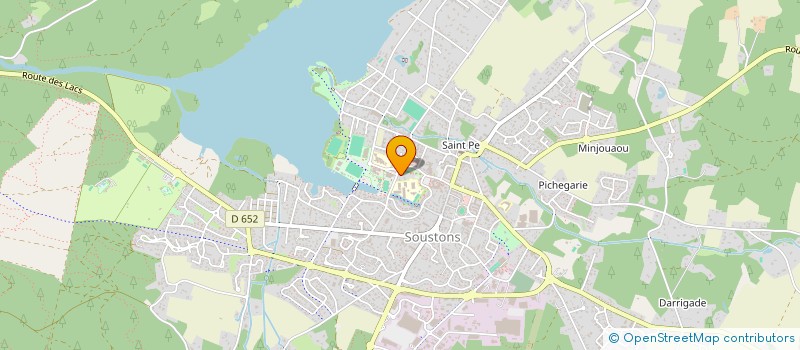 localisation de l'entreprise GAPB 40  SOUSTONS