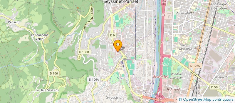 localisation de l'entreprise GAPE  SEYSSINET-PARISET