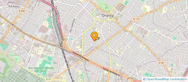 localisation de l'entreprise GAPE TRAVAUX à DRANCY
