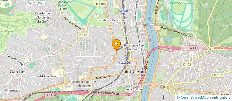 localisation de l'entreprise GAPEC GROUP ANIMATEURS PARENTS à SAINT-CLOUD