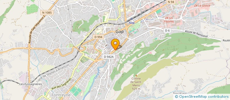 localisation de l'entreprise GAPENCAISE D ALIMENTATION GENERALE à GAP