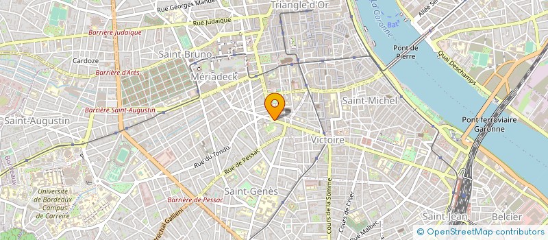 localisation de l'entreprise GAPENNE VINS ET SPIRITUEUX  BORDEAUX