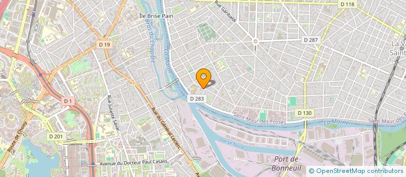 localisation de l'entreprise GAPHI à SAINT-MAUR-DES-FOSSES