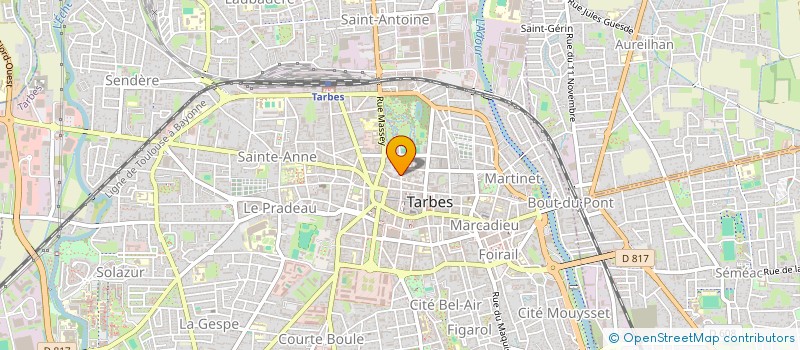 localisation de l'entreprise GAPI  TARBES