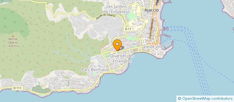 localisation de l'entreprise GAPI à AJACCIO