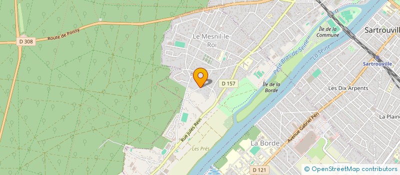 localisation de l'entreprise GAPINVEST  LE MESNIL-LE-ROI