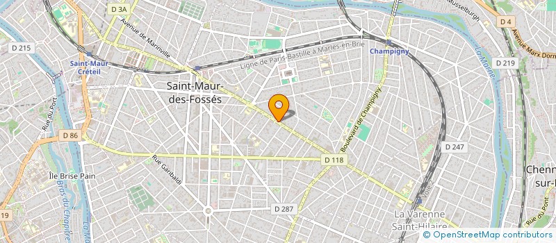 localisation de l'entreprise GAPM à SAINT-MAUR-DES-FOSSES