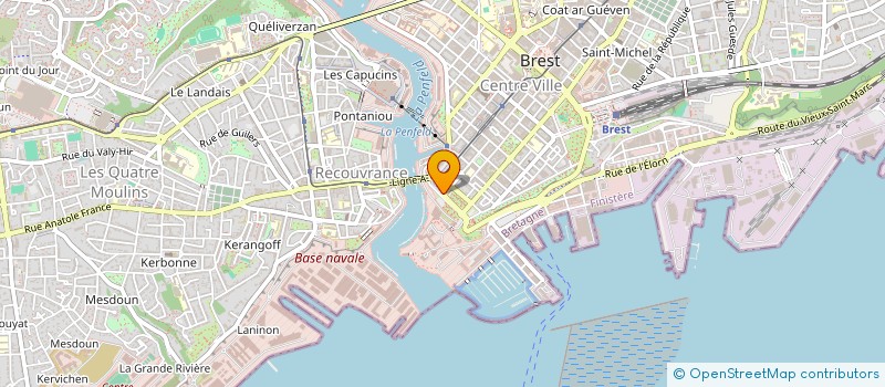 localisation de l'entreprise GAPNOT à BREST