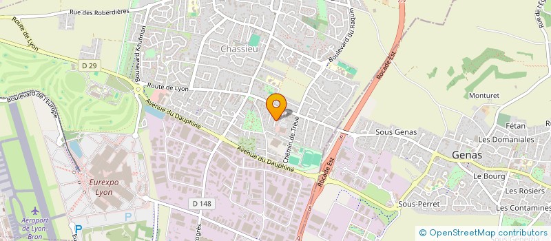 localisation de l'entreprise GAPONYUK  GENAS