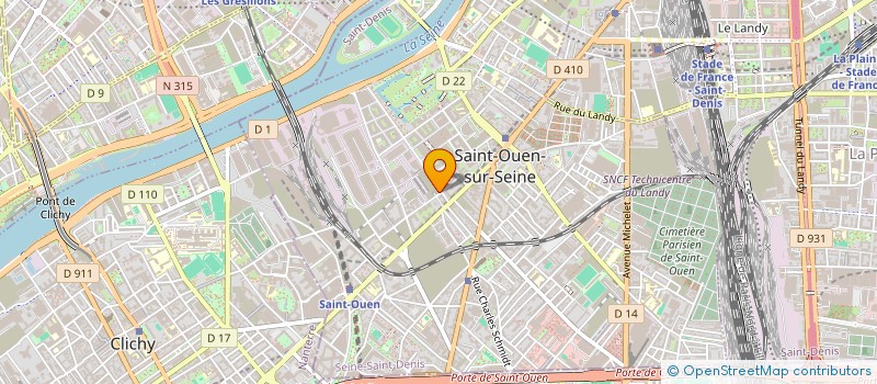 localisation de l'entreprise GAPPMILLS RECORDS à SAINT-OUEN-SUR-SEINE