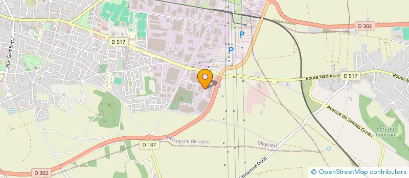 localisation de l'entreprise GAPRINT CONCEPT à MEYZIEU