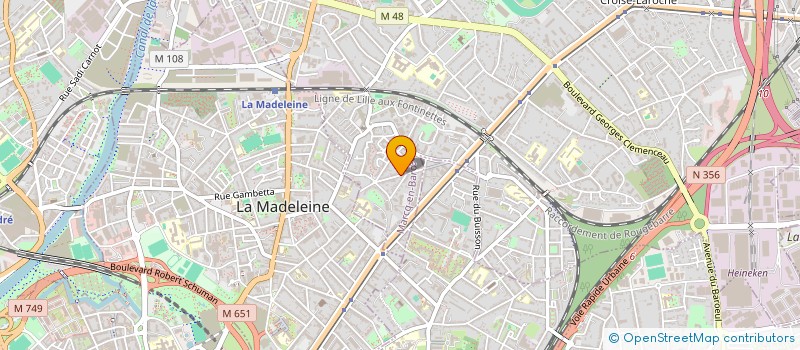 localisation de l'entreprise GAPS à MARCQ-EN-BARŒUL