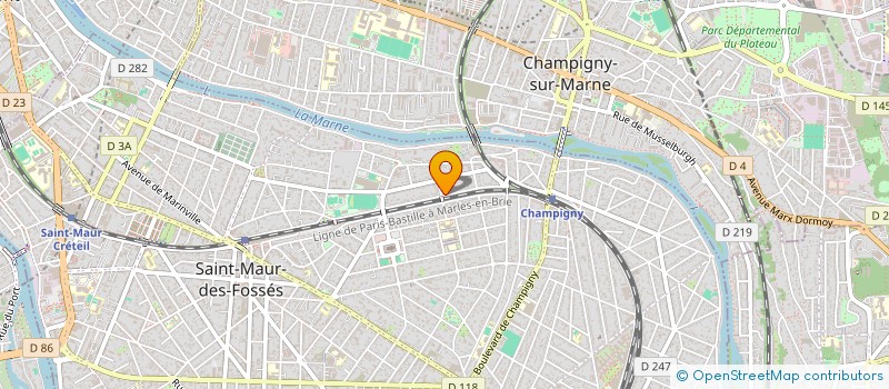 localisation de l'entreprise GAPV à SAINT-MAUR-DES-FOSSES