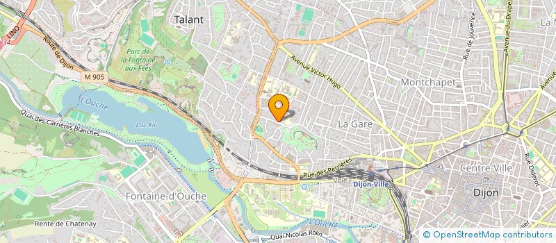 localisation de l'entreprise GAR'AHM CHAUMONT à DIJON