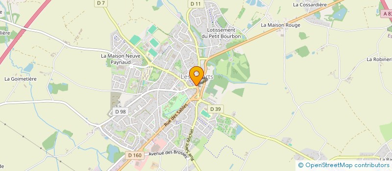 localisation de l'entreprise GAR'O GAZELLES à ESSARTS-EN-BOCAGE