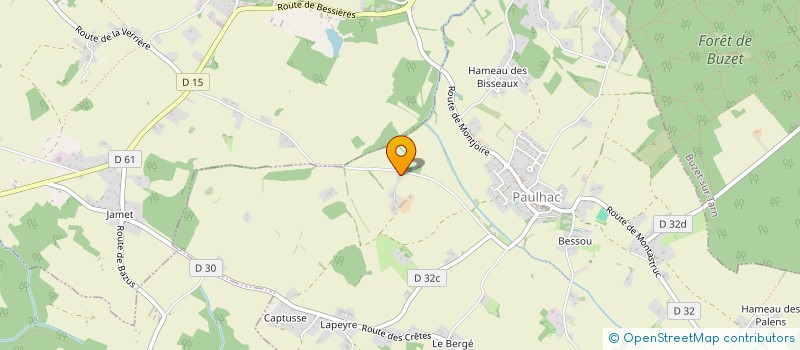 localisation de l'entreprise GAR'O ZARTISTES  GARIDECH