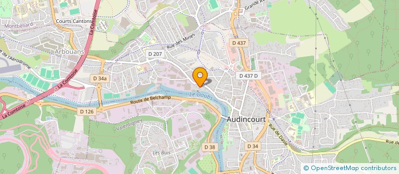 localisation de l'entreprise GAR PLACO  AUDINCOURT