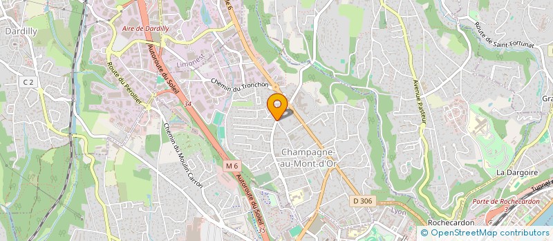 localisation de l'entreprise GARA à CHAMPAGNE-AU-MONT-D'OR