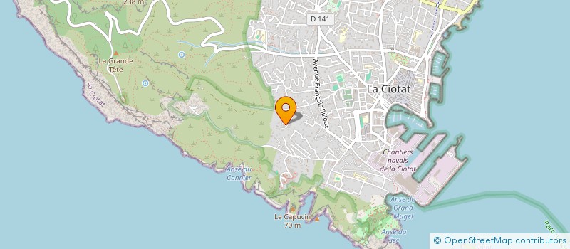 localisation de l'entreprise GARABATO  LA CIOTAT