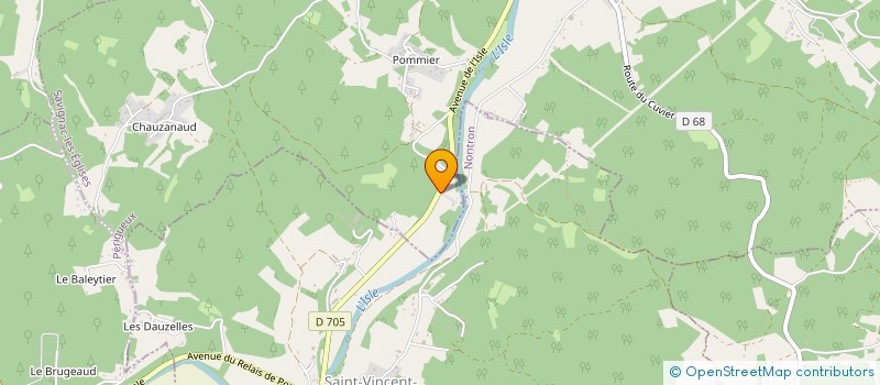 localisation de l'entreprise GARABAUD HYDRO  SAVIGNAC-LES-EGLISES