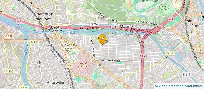 localisation de l'entreprise GARAC à MAISONS-ALFORT