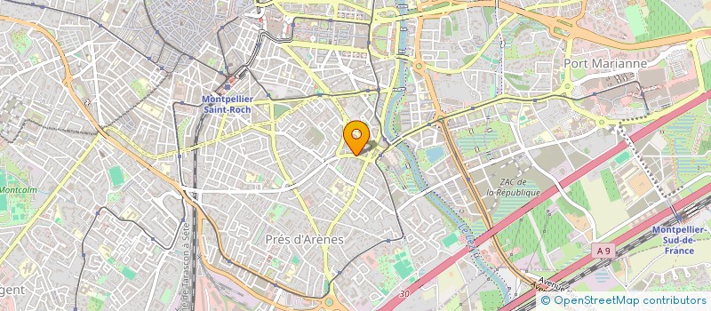 localisation de l'entreprise GARACH-GRASSET INDIVISION à MONTPELLIER