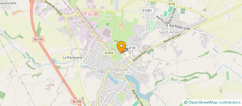 localisation de l'entreprise GARAGE 2  SAINT-AMAND-VILLAGES