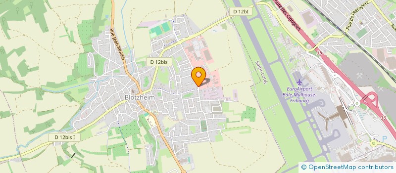 localisation de l'entreprise GARAGE 2000  BLOTZHEIM