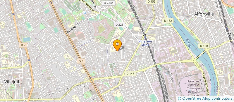 localisation de l'entreprise GARAGE 2000 à VITRY-SUR-SEINE