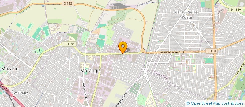 localisation de l'entreprise GARAGE 3000 à MORANGIS