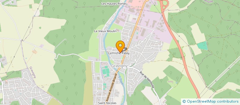 localisation de l'entreprise GARAGE 360 à GRAVIGNY