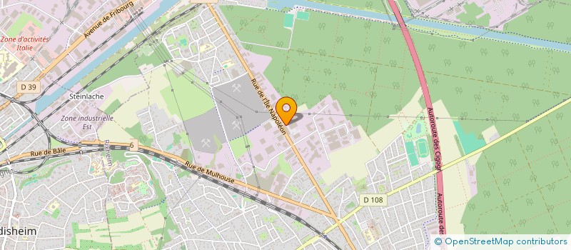 localisation de l'entreprise GARAGE 777  RIXHEIM