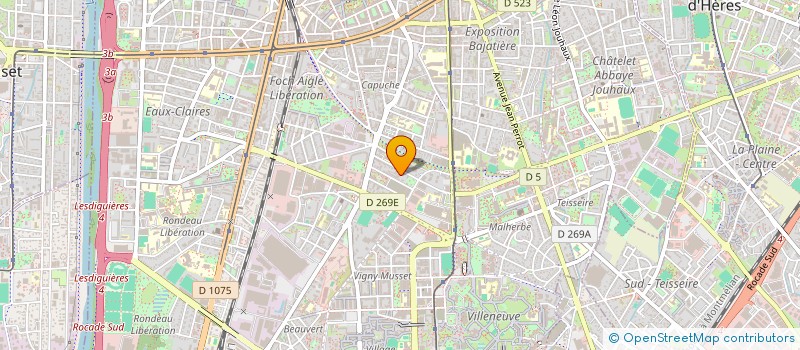 localisation de l'entreprise GARAGE 99  GRENOBLE