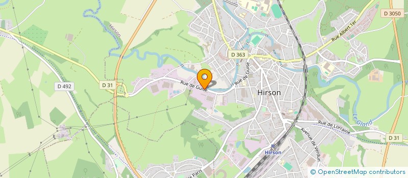 localisation de l'entreprise GARAGE A2R AUTO à HIRSON