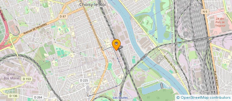 localisation de l'entreprise GARAGE ACC à CHOISY-LE-ROI