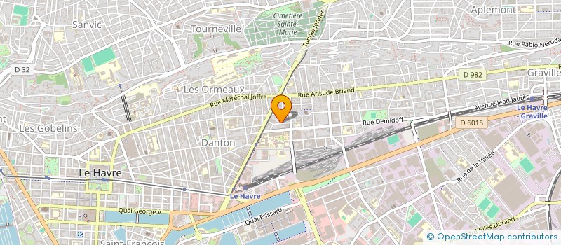 localisation de l'entreprise GARAGE ACCESSAUTO à LE HAVRE