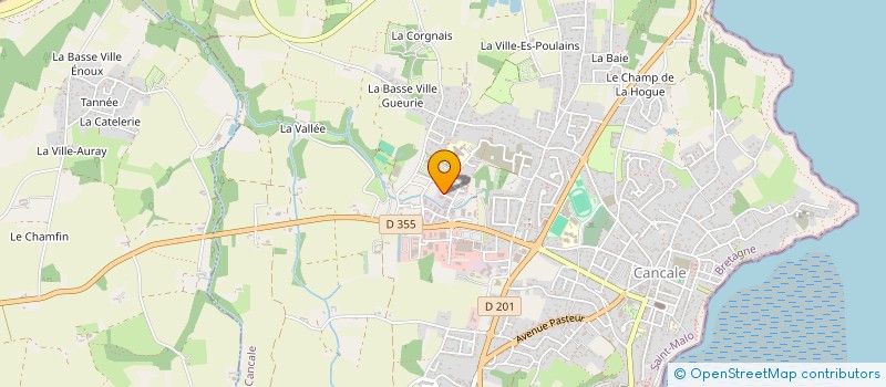 localisation de l'entreprise GARAGE ACF - SOLUTIONS AUTOMOBILES  CANCALE