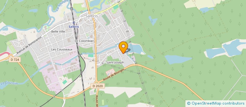 localisation de l'entreprise GARAGE AD EXPERT ANTOINE FR  SALBRIS