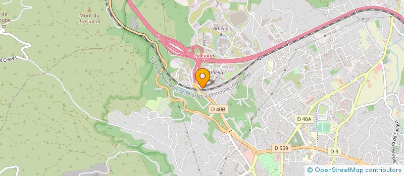 localisation de l'entreprise GARAGE AD EXPERT LA CIOTAT  LA CIOTAT