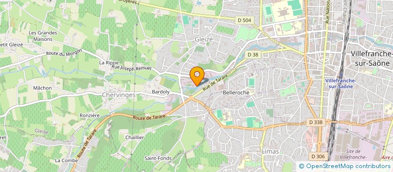 localisation de l'entreprise GARAGE AGS PLUS à GLEIZE