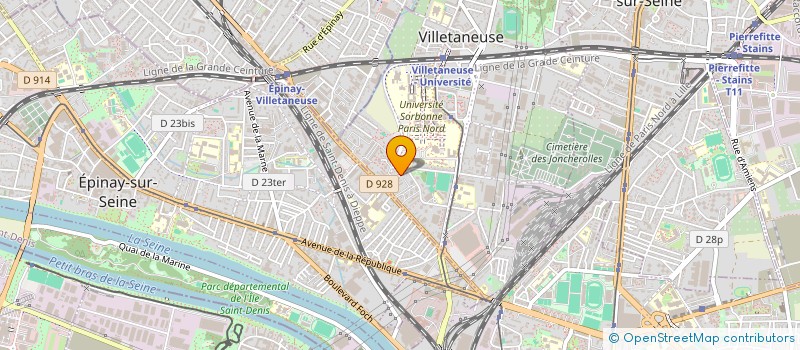 localisation de l'entreprise GARAGE ALAN à VILLETANEUSE